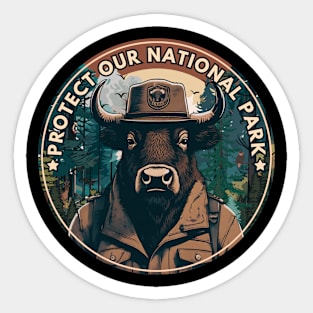 PROTECT OUR NATIONAL PARK Sticker